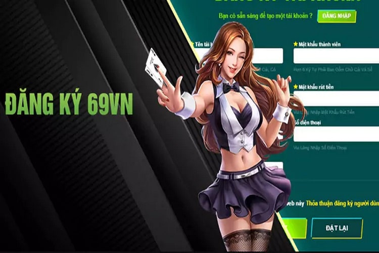 Đăng ký 69VN- game thủ cần truy cập đúng website